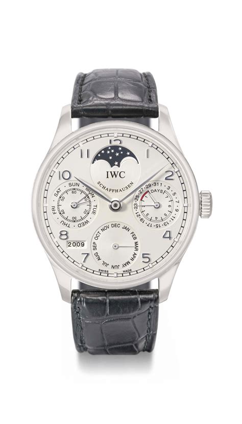 IWC. A Fine Limited Edition Platinum Automatic Perpetual 